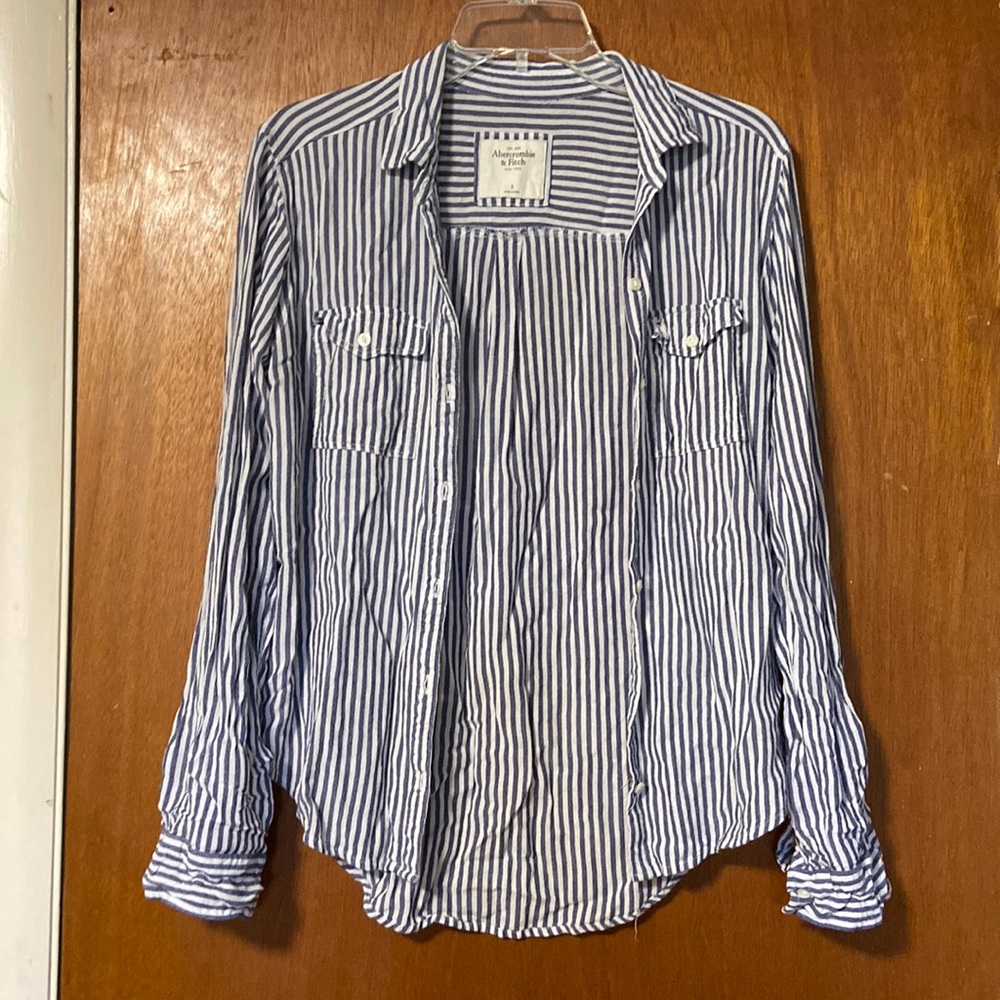 Abercrombie & Fitch Striped Button Down